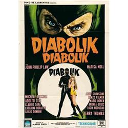 Italian movie poster - DIABOLIK