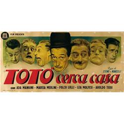 Italian movie poster - TOTO' CERCA CASA