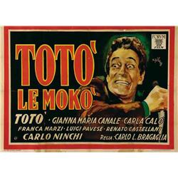 Italian movie poster - TOTO' LE MOKO'