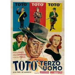 Italian movie poster - TOTO'