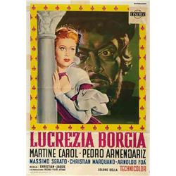 European movie poster - LUCREZIA BORGIA
