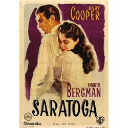 American movie poster - SARATOGA
