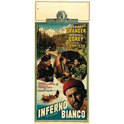 American movie poster - INFERNO BIANCO