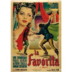 Musical movie poster - LA FAVORITA