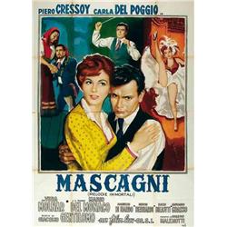 Musical movie poster - MASCAGNI