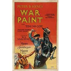 Western movie poster - WAR PAINT