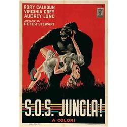 Horror/Noir movie poster - JUNGLA