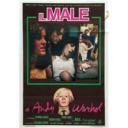 Horror/Noir movie poster - IL MALE