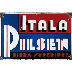 Advertising tin - ITALA PILSEN