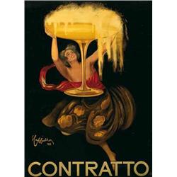 Italian advertising poster - CONTRATTO