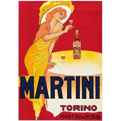 Italian advertising poster - MARTINI