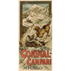 Italian advertising poster - CAMPARI