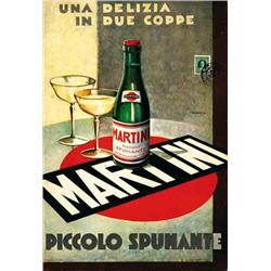 Italian advertising poster - MARTINI