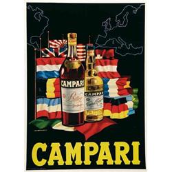 Italian advertising poster - CAMPARI