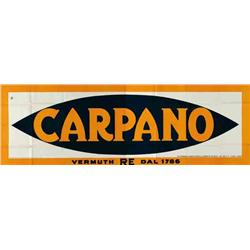 Italian advertising poster - CARPANO