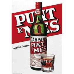 Italian advertising poster - PUNT E MES