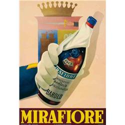 Italian advertising poster - MIRAFIORE