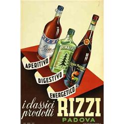 Italian advertising poster - RIZZI