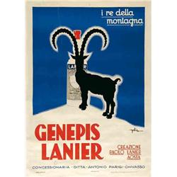 Italian advertising poster - LANIER