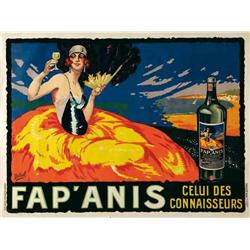 Italian advertising poster - FAP'ANIS