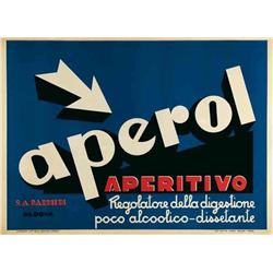 Italian advertising poster - APEROL