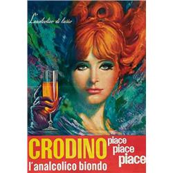 Italian advertising poster - CRODINO