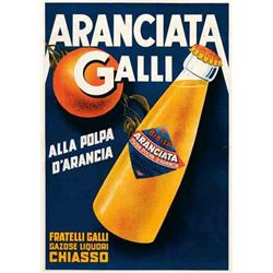 Italian advertising poster - GALLI