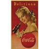 Image 1 : Italian advertising poster - COCA -COLA