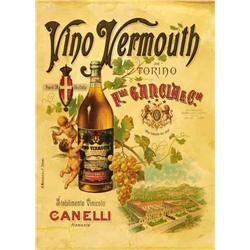 Italian advertising poster - GANCIA