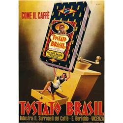 Italian advertising poster - BRASIL
