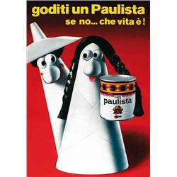 Italian advertising poster - PAULISTA