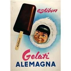 Italian advertising poster - ALEMAGNA