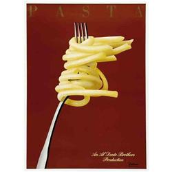 Italian advertising poster - PASTA