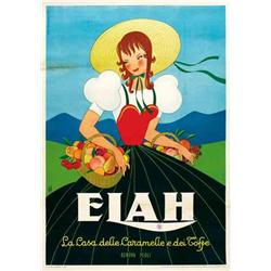 Italian advertising poster - ELAH