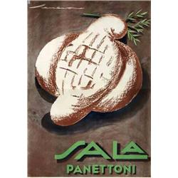 Italian advertising poster - SALA