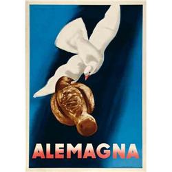 Italian advertising poster - ALEMAGNA