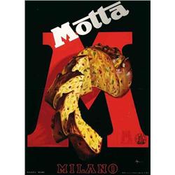 Italian advertising poster - MOTTA