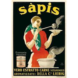 Italian advertising poster - SAPIS