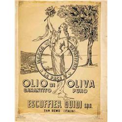 Italian advertising poster - ESCOFFIER