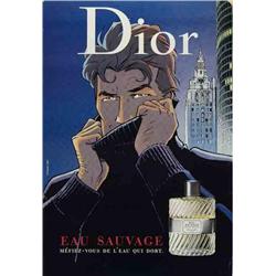 Italian advertising poster - DIOR