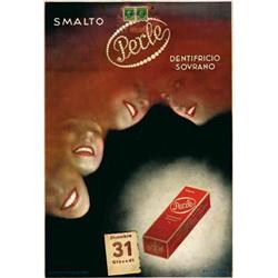 Italian advertising poster - PERLE