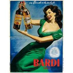 Italian advertising poster - BARDI