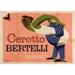 Italian advertising poster - BERTELLI