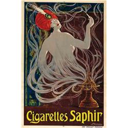 Italian advertising poster - SAPHIR