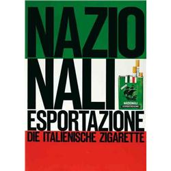 Italian advertising poster - NAZIONALI