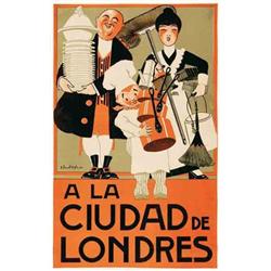 Italian advertising poster - LONDRES