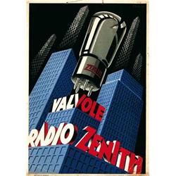 Italian advertising poster - ZENITH