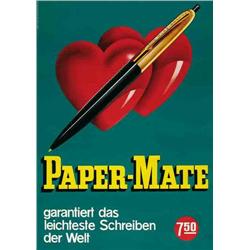 Italian advertising poster - PAPERMATE
