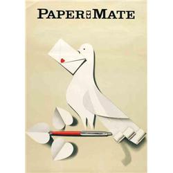 Italian advertising poster - PAPERMATE