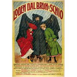 Advertising poster, - LODEN DAL BRUN